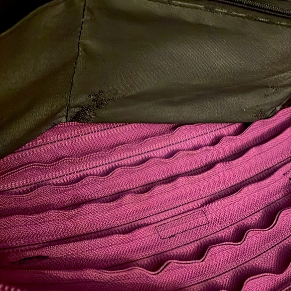 New Bam Bag Tote Zipper Deep Raspberry - Picture 6 of 7